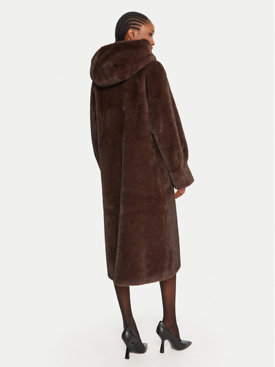 Luisa Spagnoli Luisa Spagnoli Γούνα Savelli 542439 Καφέ Loose Fit