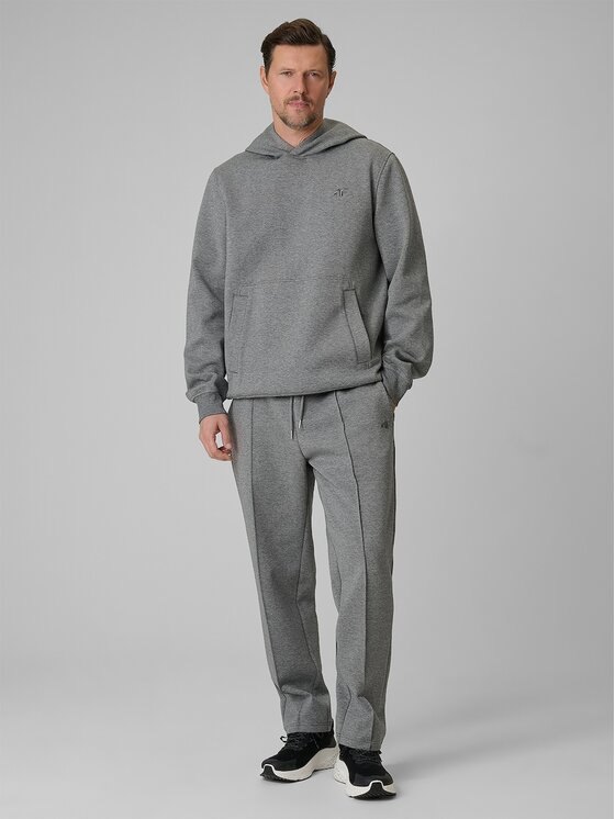4F 4F Mikina 4FRSS26TSWSM2793-24M Šedá Regular Fit