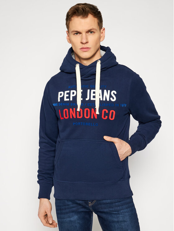 Pepe Jeans Pepe Jeans Bluză Thames PM581620 Bleumarin Regular Fit