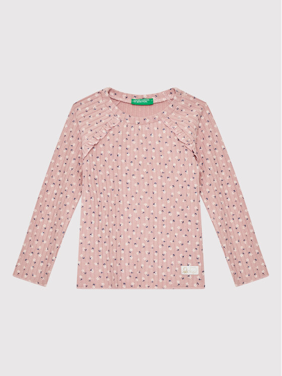 United Colors Of Benetton Blúzka 30J9G104Q Ružová Regular Fit