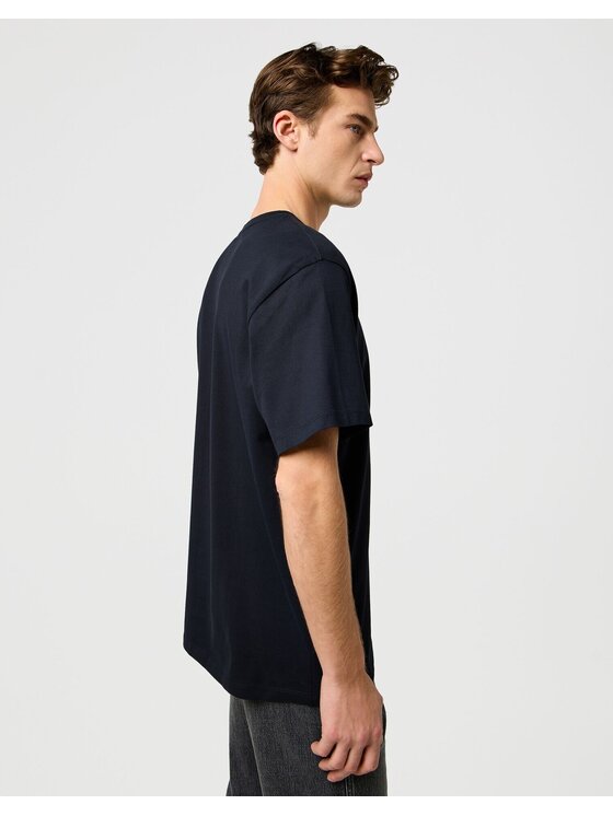 Wrangler Wrangler T-Shirt 112371489 Czarny Regular Fit