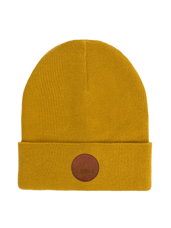 Kabak Kabak Czapka klasyczna beanie Żółty