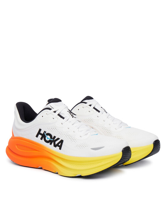 Hoka Hoka Παπούτσια για Τρέξιμο Bondi 9 M 1162011 Λευκό