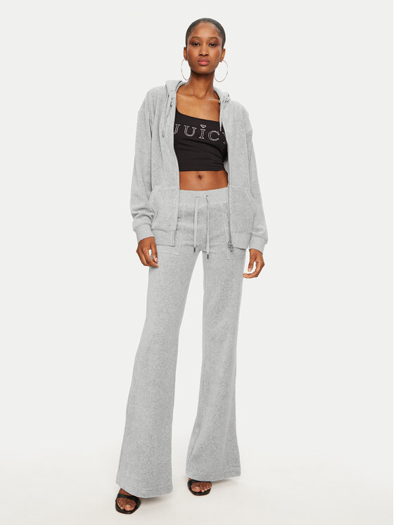 Juicy Couture Juicy Couture Majica dugih rukava Halan JCWAS24342 Siva Oversize