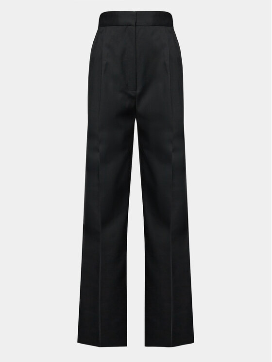 Undress Code Undress Code Pantaloni di tessuto Dolce 602 Nero Relaxed Fit