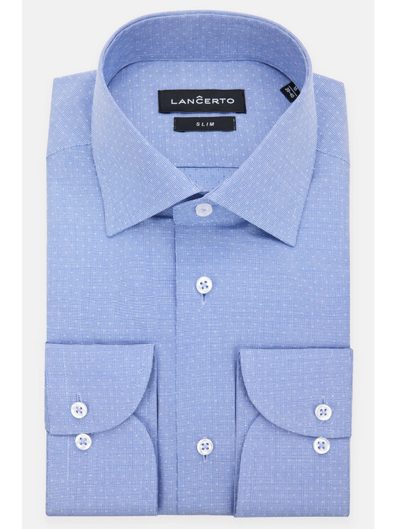 Lancerto Lancerto Koszula Anette KO051223000005 Niebieski Slim Fit