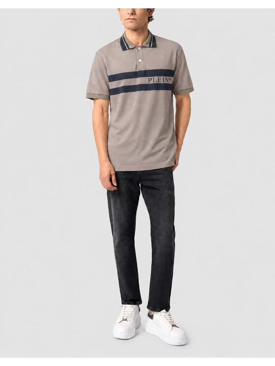 PHILIPP PLEIN PHILIPP PLEIN Polo 31305 Beige Slim Fit