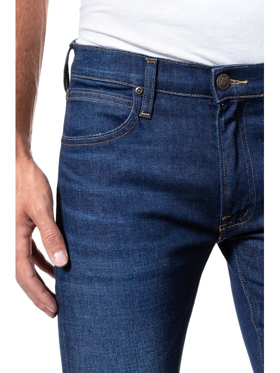 Lee Lee Jeansy LUKE Niebieski Slim Fit