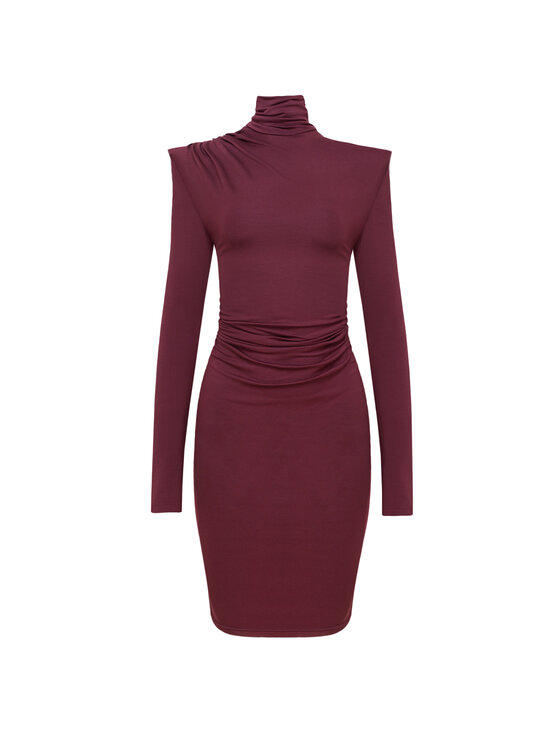 MANDRAGORA MANDRAGORA Vestito di maglia Soreen Bordeaux Slim Fit