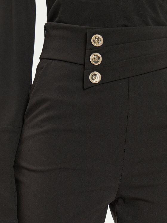 Rinascimento Rinascimento Riidest püksid CFC0119756003 Must Slim Fit