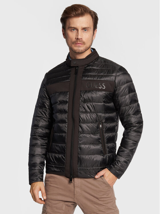 Guess Guess Átmeneti kabát M2BL18 WEYY2 Fekete Regular Fit