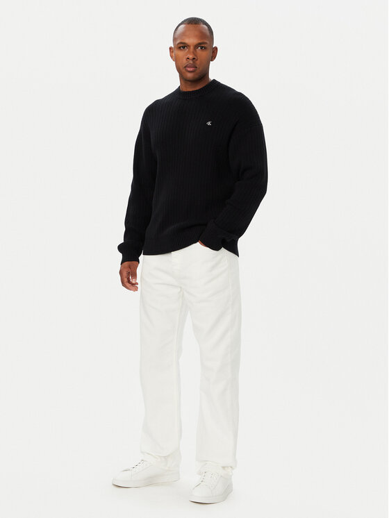 Calvin Klein Jeans Calvin Klein Jeans Sweter LV04RH328G Czarny Regular Fit