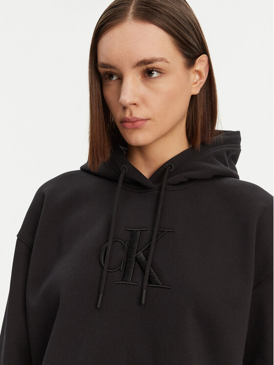 Calvin Klein Jeans Calvin Klein Jeans Μπλούζα J20J224718 Μαύρο Relaxed Fit