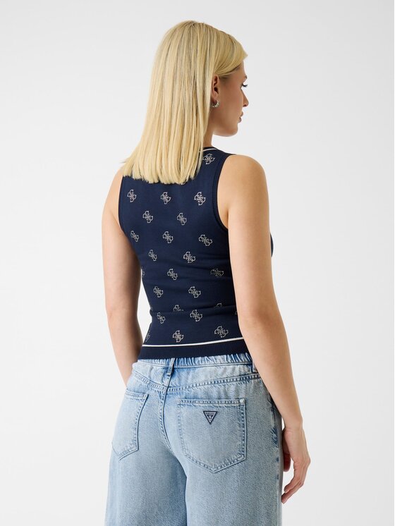 Guess Guess Svetr 181276 Modrá Classic Fit