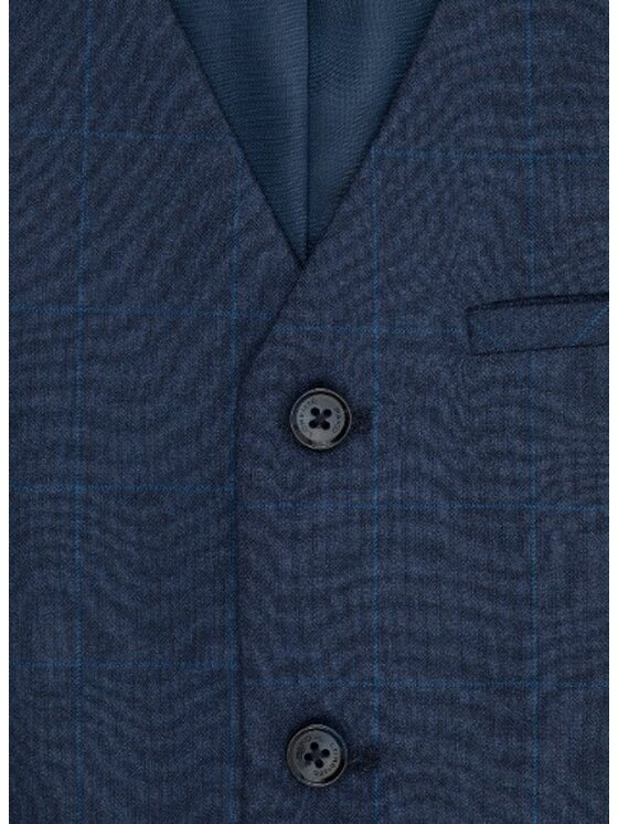 Pako Lorente Pako Lorente Kamizelka P24WF-8X-012 Granatowy Slim Fit