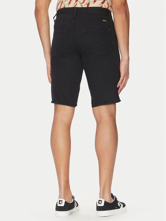 Blend Blend Pantaloni scurți de blugi 20718128 Negru Regular Fit