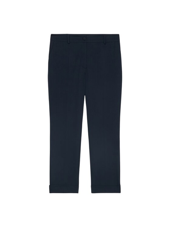 Oltre Oltre Spodnie materiałowe P079R008667N034 Niebieski