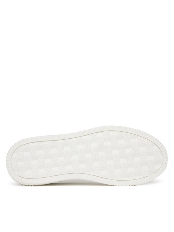 Calvin Klein Jeans Calvin Klein Jeans Sneakersy Chunky Cupsole Ru Patch Lth YM0YM01296 Biały