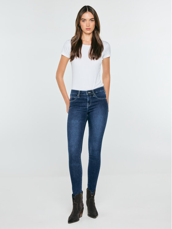 BIG STAR BIG STAR Jeansy AMELA Niebieski Skin Fit
