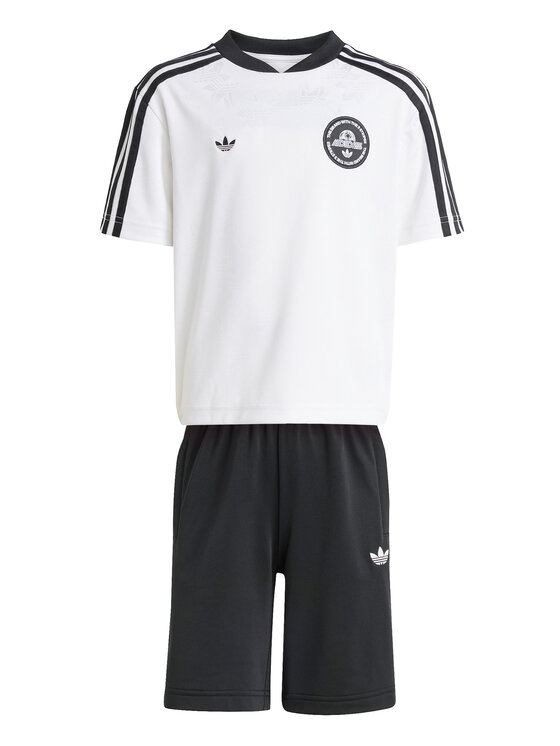 adidas adidas Marškinėlių ir šortų komplektas JV7667 Juoda Regular Fit