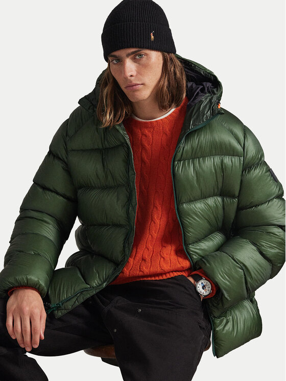 Polo Ralph Lauren Polo Ralph Lauren Пухено яке 710968113001 Зелен Regular Fit