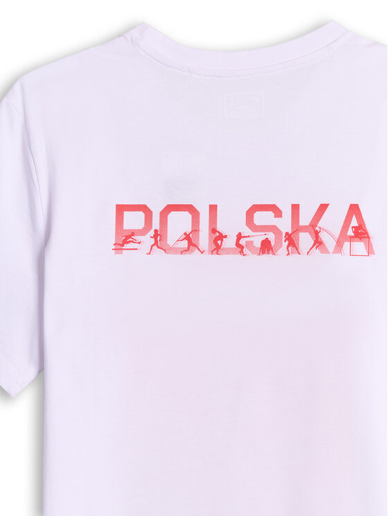 4F 4F T-Shirt 4F SPORT Biały Regular Fit
