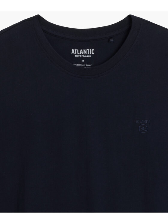 Atlantic Atlantic Piżama Long Peach Effect Czerwony Regular Fit