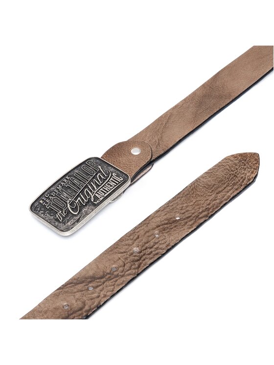 Tom Tailor Tom Tailor Cintura da uomo SOPO-TT436 Marrone