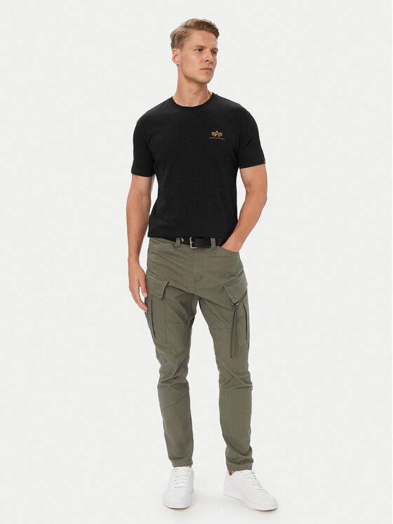 Alpha Industries Alpha Industries T-Shirt Backprint 128507CP Μαύρο Regular Fit