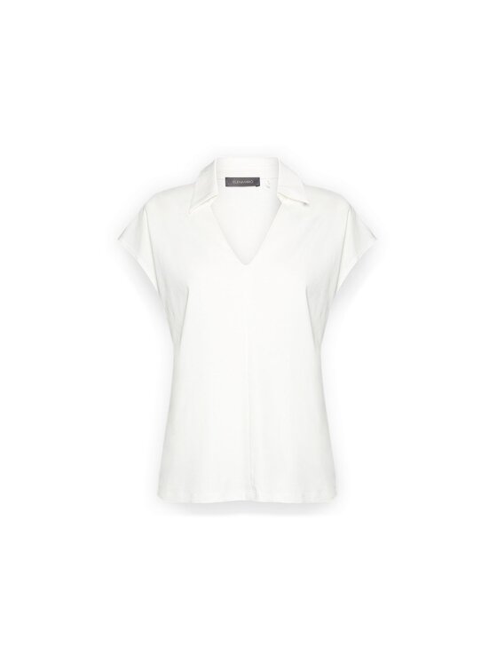 Elena Mirò Elena Mirò T-Shirt G094Z000615N011 Biały Regular Fit