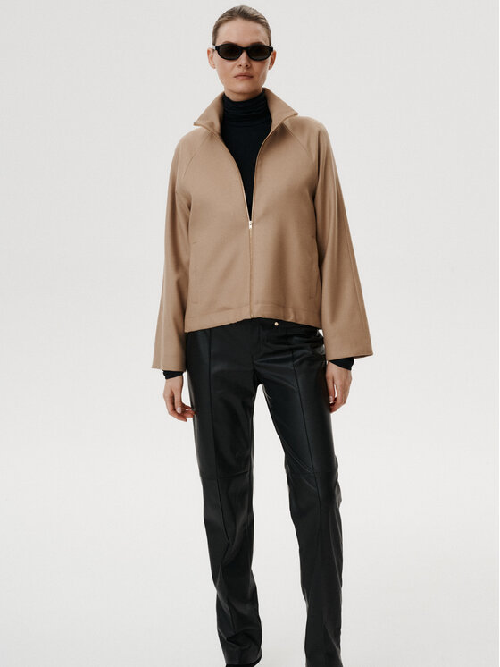 MARI PRETI MARI PRETI Bomber Woolheaven Marrone Regular Fit