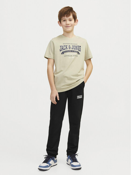Jack&Jones Junior Jack&Jones Junior Donji dio trenerke Gordon 12257312 Crna Slim Fit