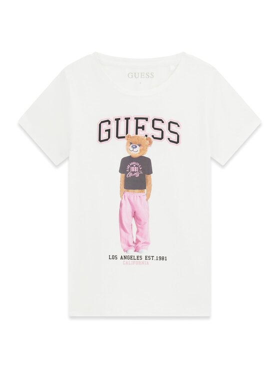 Guess Kids Guess Kids Tank top 183786 Biały Classic Fit