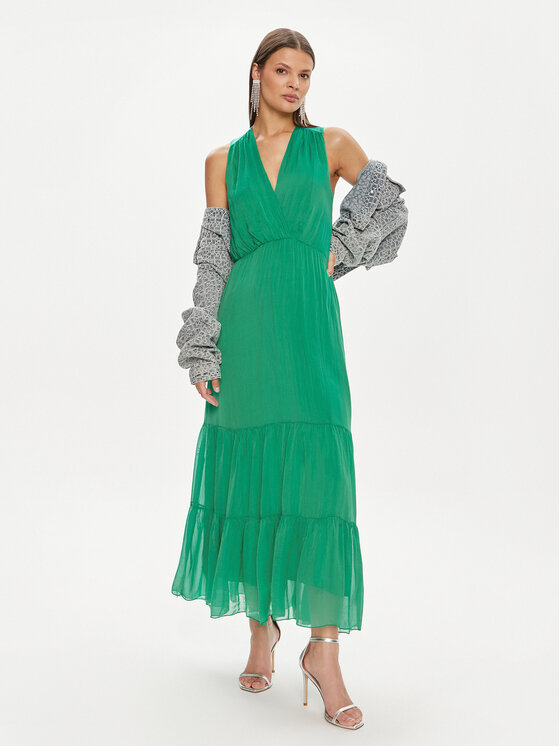 Haveone Haveone Sommerkleid AFF-L010 Grün Regular Fit