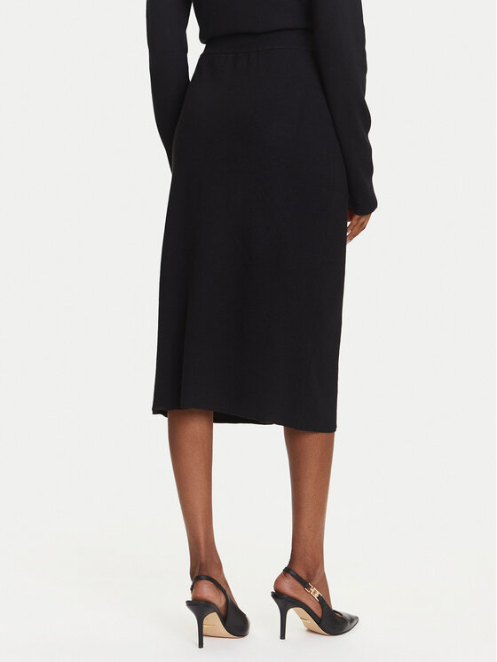 KARL LAGERFELD KARL LAGERFELD Spódnica ołówkowa A3W12023 Czarny Regular Fit