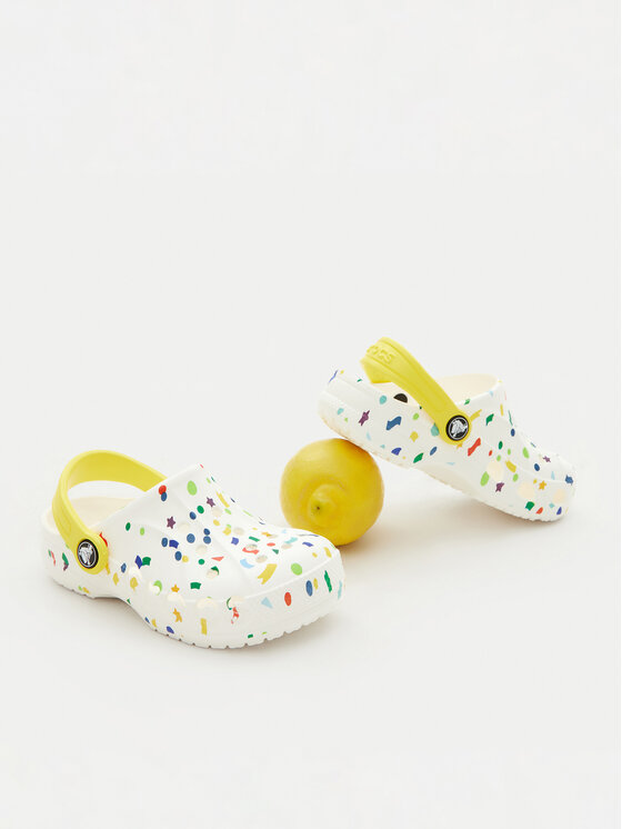 Crocs Crocs Şlapi BAYA SEASONAL PRINTED CG K 209728-94S Alb