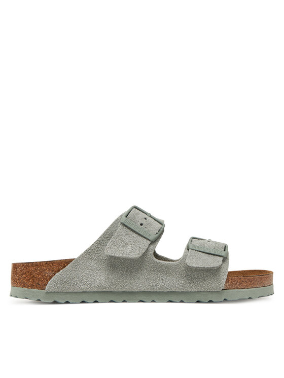 Birkenstock Birkenstock Šlepetės Arizona zamsz 1029215 Žalia