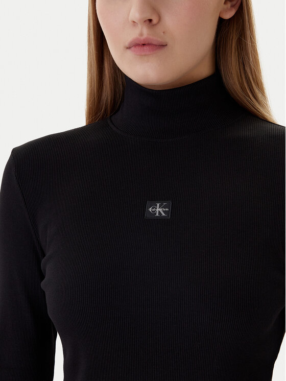 Calvin Klein Jeans Calvin Klein Jeans Ежедневна рокля LV047E204G Черен Slim Fit