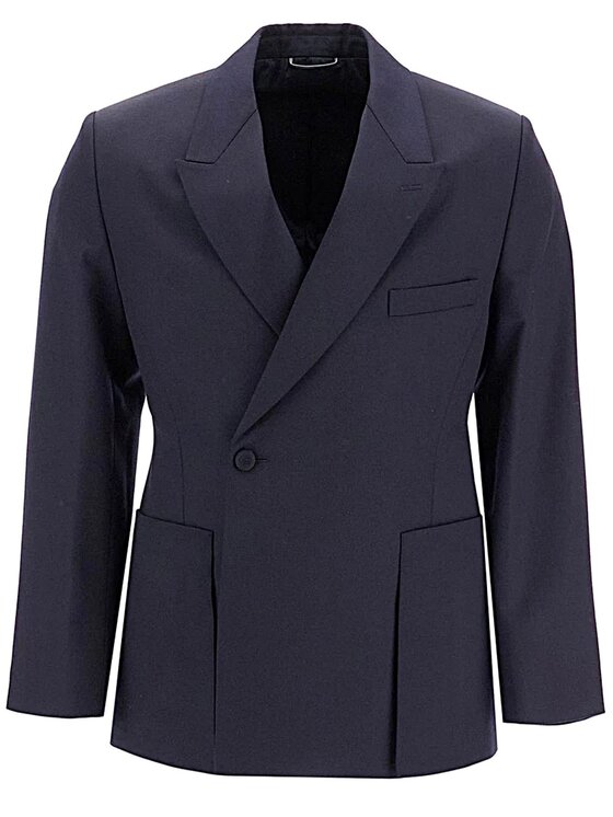 Dior Dior Σακάκι 443C272A6268 Μπλε Regular Fit