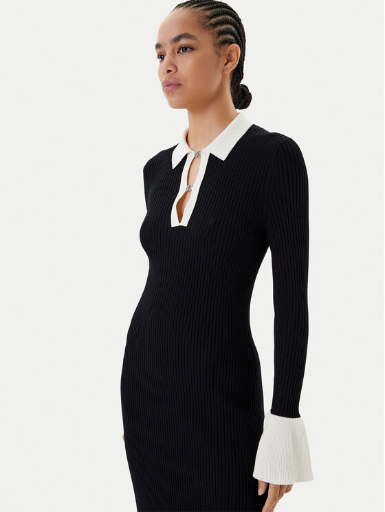 HUGO HUGO Džemper haljina Sharry 50542620 Crna Slim Fit