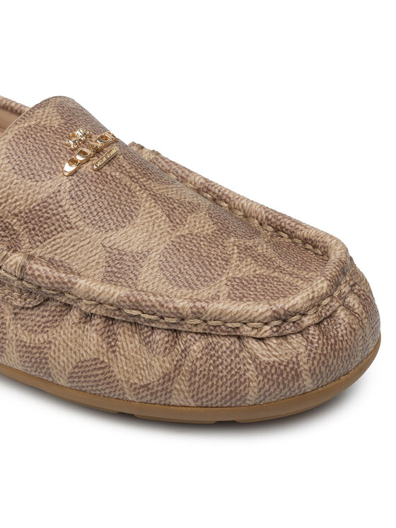 Coach Coach Mokassins Marley Coated Canvas C0744 Beige