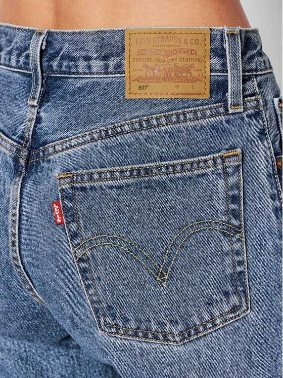 Levi's® Levi's® Jeansy 501® Crop 36200-0236 Modrá Cropped Fit