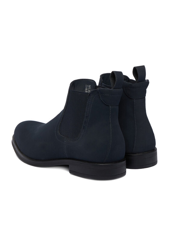 Lanetti Lanetti Klassische Stiefeletten MYL8517-1 Dunkelblau