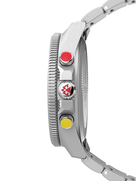Timex Timex Zegarek TW2V41800 Srebrny