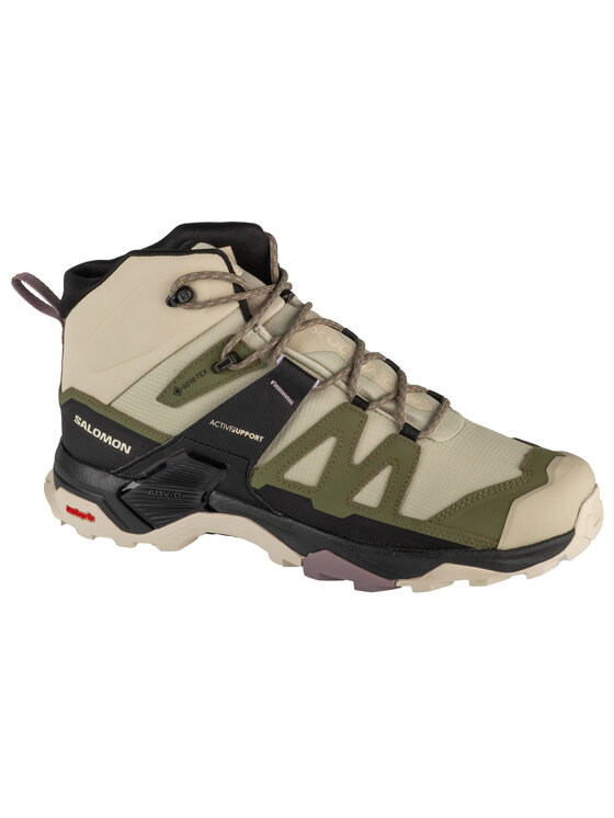 Buty wspinaczkowe Salomon, Rozmiar 40/2/3, Zielone, Salomon X Ultra 4 Mid GTX