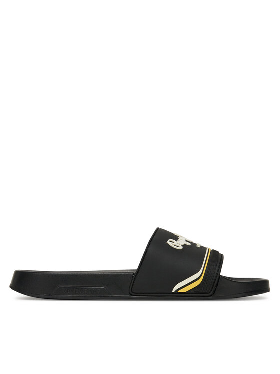 Pepe Jeans Šľapky Slider Origin M PMS70160 Čierna