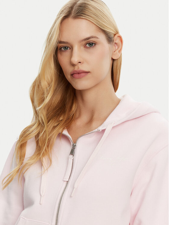 Tommy Hilfiger Tommy Hilfiger Majica dugih rukava WW0WW44632 Ružičasta Regular Fit