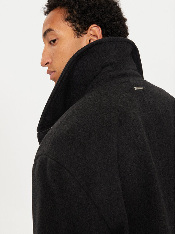 Michael Kors Michael Kors Вовняне пальто CF42083BQA Сірий Oversize