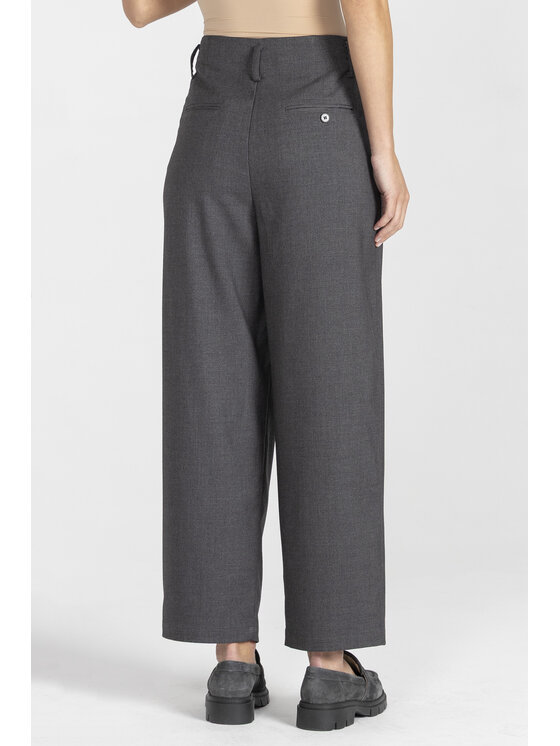 Deni Cler Milano Deni Cler Milano Spodnie materiałowe T-DC-5268-E5-40-80-1 Szary Loose Leg