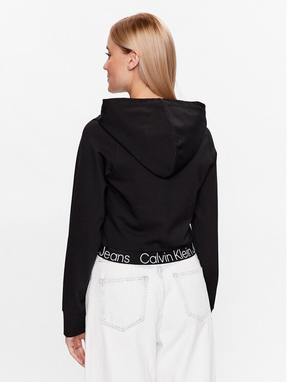 Calvin Klein Jeans Calvin Klein Jeans Pulóver J20J221413 Fekete Regular Fit